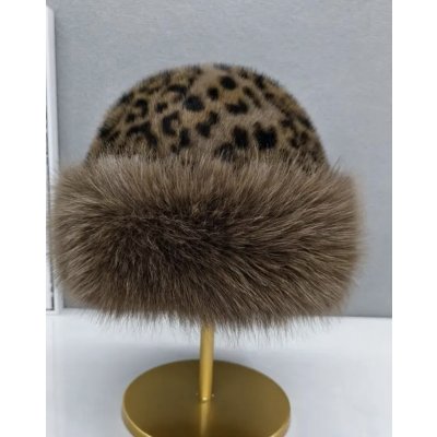 Bubla TOP kožešinová čepice leopard – Hledejceny.cz