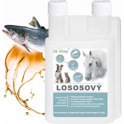 Dromy Lososový olej Premium 1000 ml – Hledejceny.cz