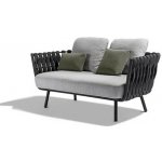 Tribu Tosca 163x74x69 cm lakovaná nerez wenge výplet wenge bez polstrování – Hledejceny.cz