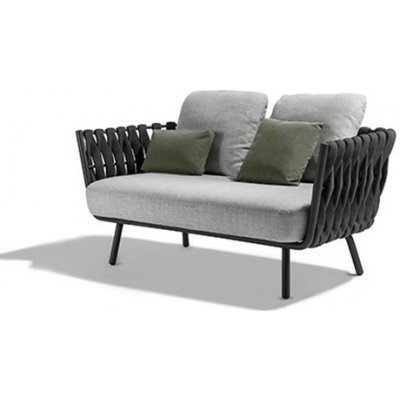 Tribu Tosca 163x74x69 cm lakovaná nerez wenge výplet wenge bez polstrování – Hledejceny.cz