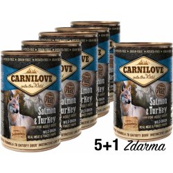 Carnilove Dog Wild Meat Salmon & Turkey 6 x 400 g