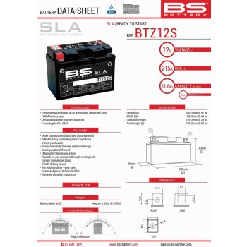 BS-Battery BTZ12S