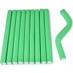 Ohebné pěnové natáčky na vlasy 10ks zelené – Zboží Dáma