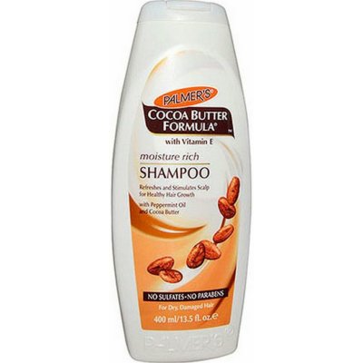 Palmer's Hair Cocoa Butter Formula hydratační a vyživující šampon pro zdravý růst vlasů Natural Cocoa Butter & Peppermint Oil No Sulfates No Paraben 400 ml