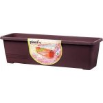 Plastia Samozavlažovací truhlík Bergamot 80 x 20 x 17 cm čokoláda – Zboží Dáma