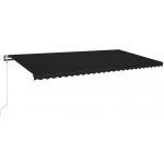 VidaXL Automatická zatahovací markýza 600 x 350 cm antracitová – Zboží Mobilmania
