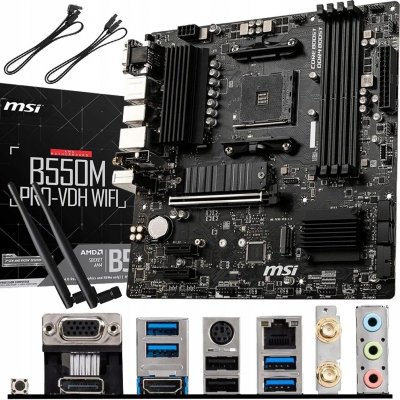 MSI B550M PRO-VDH WIFI – Zboží Živě