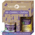 Purity Vision Lavender zklidňující olej s levandulí 100 ml + máslo s levandulí 120 ml dárková sada – Hledejceny.cz