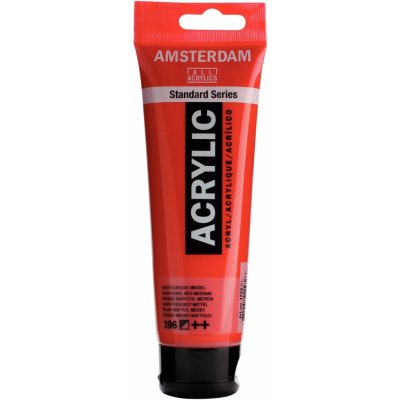 Royal Talens Amsterdam akrylové barvy 120 ml 1 ks 396 Naphthol red medium – Hledejceny.cz