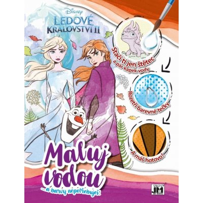 Jiri Models Maluj vodou Frozen 2 omalovánky – Zboží Mobilmania