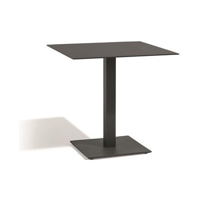 Diphano Hliníkový bistro stůl nižší Alexa, 75x70x92cm, rám hliník bílá (white), deska venkovní HPL Trespa bílá (white) – Hledejceny.cz