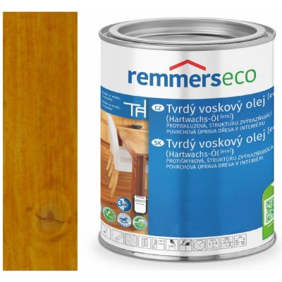 Remmers eco Tvrdý voskový olej 0,75 l dub světlý – Sleviste.cz