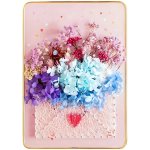 RealG RC-K-1147 Kreativní sada na String Art LED obraz v rámu 21x30 cm obálka s květinami – Hledejceny.cz