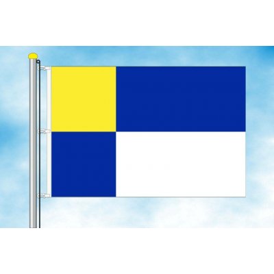 LIBEA, s.r.o. Bratislavský kraj vlajka Rozměr: 40×60 cm, Uchycení: Karabiny na stožár – Hledejceny.cz