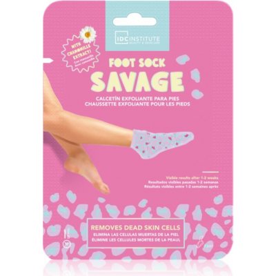 IDC Institute Foot Sock Savage exfoliační maska na nohy 1 ks – Zboží Dáma