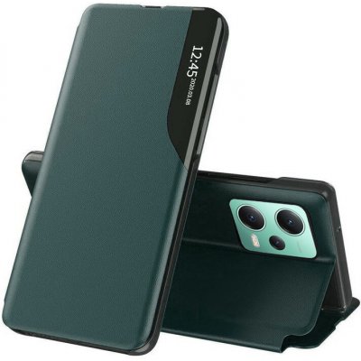 Techsuit eFold Série otevírací Ochranný Obal - Xiaomi Redmi Note 12 5G / Poco X5 - Tmavě zelený – Zboží Živě