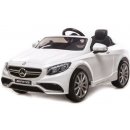 Carero Toyz elektrické autíčko Mercedes Benz S63 AMG 2 motory bílá