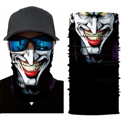Multifunkční šátky na obličej či hlavu s motivem Joker – Zboží Mobilmania