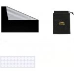 Set zatemňovací fólie, pytlíku, lepidla a suchých zipů - Černá, 150 x 100 cm – Hledejceny.cz