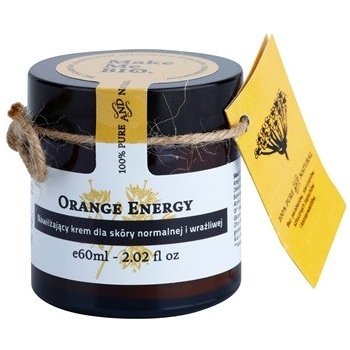 Make Me Bio Face Care Orange Energy hydratační krém pro normální až citlivou pleť 100% Pure and Natural 60 ml