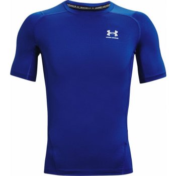 Under Armour Men's HeatGear Armour Short Sleeve Royal/White