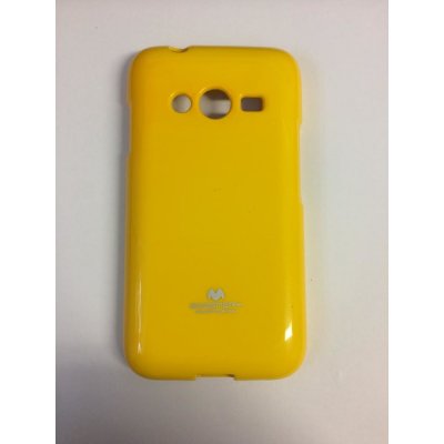 Pouzdro Jelly Case Samsung Galaxy ACE NXT žluté se třpytkami