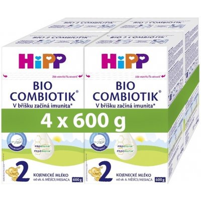 HiPP 2 Combiotik BIO 4 x 600 g – Sleviste.cz