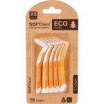 SOFTdent Mezizubní kartáček ECO zahnutý 0,4 mm 10 ks – Hledejceny.cz