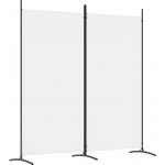 VidaXL Paraván dvoudílný hnědý 175 x 180 cm textil – Zboží Dáma