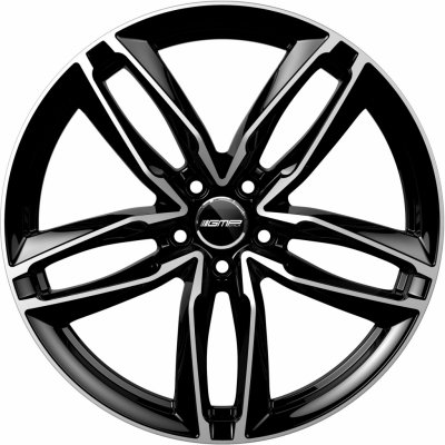GMP ATOM 8x18 5x112 ET35 black diamond – Hledejceny.cz