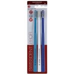 Zubní kartáček Swissdent Profi Soft Dark Blue Turquoise White 3 ks – Sleviste.cz