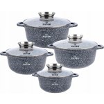 Zilner Sada hrnců hliníkové hrnce 8 dílů – Sleviste.cz
