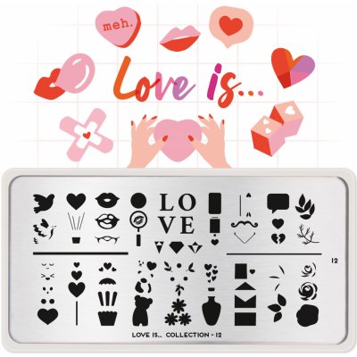 Image destička MoYou Love is... 12 – Zboží Dáma