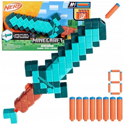 Hasbro Minecraft NERF Dart-Firing Diamond Sword – Hledejceny.cz