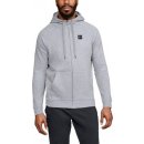 Under Armour Rival Fleece Fz Hoodie šedá