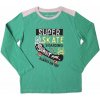 Dětské tričko Wolf chlapecké triko s dlouhým rukávem S2132B zelené