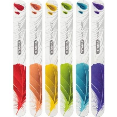 Titania Essentials pilník na nehty smirkový Pírko 18 cm – Sleviste.cz