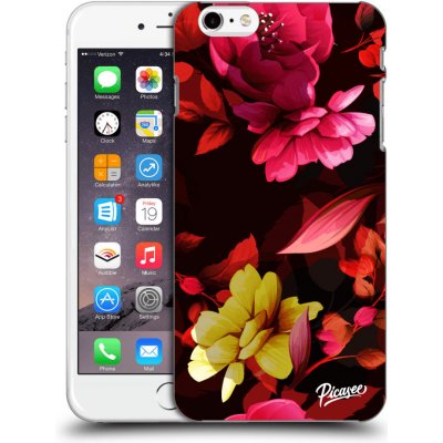 Pouzdro Picasee silikonové Apple iPhone 6 Plus/6S Plus - Dark Peonny čiré
