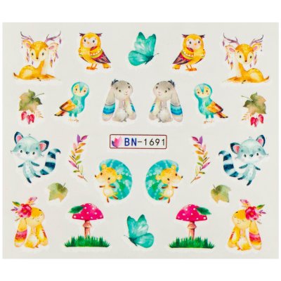 BIO nails Vodolepka BN 1691 zvířátka – Hledejceny.cz