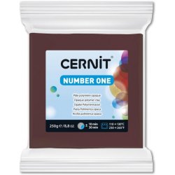 CERNIT number one hnědá 250 g 800