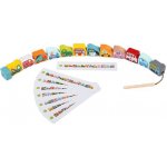 RAPPA Navlékací pohádka 13 dřevěných dílů a 8 předloh – Zboží Mobilmania