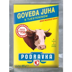 Podravka hovězí polévka s těstovinou 65 g