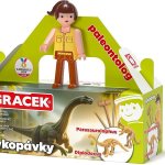 EFKO IGRÁČEK Paleontoložka figurka dino vykopávky Parasaurolophuse a Diplod – Zboží Dáma