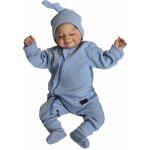 Kojenecký rostoucí overal čepička capáčky modrá – Zboží Dáma
