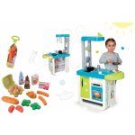 Smoby Set kuchyňka Cherry Kitchen se zvuky a kávovarem a potraviny v síťce Bubble Cook – Hledejceny.cz