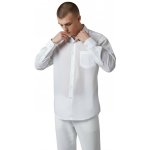 Canary pánská společenská košile s dlouhým rukávem bílá – Hledejceny.cz