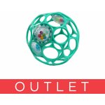 Bright Starts Míček OBALL RATTLE s chrastítkem 10 cm Tyrkysová – Zbozi.Blesk.cz