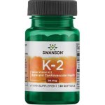 Swanson Vitamín K2 MK7 50 mcg 30 kapslí – Hledejceny.cz