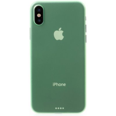 Pouzdro AppleMix Apple iPhone X - ochrana čočky - ultratenké - plastové - zelené – Zboží Živě