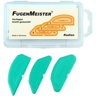 FugenMeister sada spárovaček na silikon - 3 kusy, poloměry 5/7, 9/11mm, 3/+90° – Zboží Mobilmania